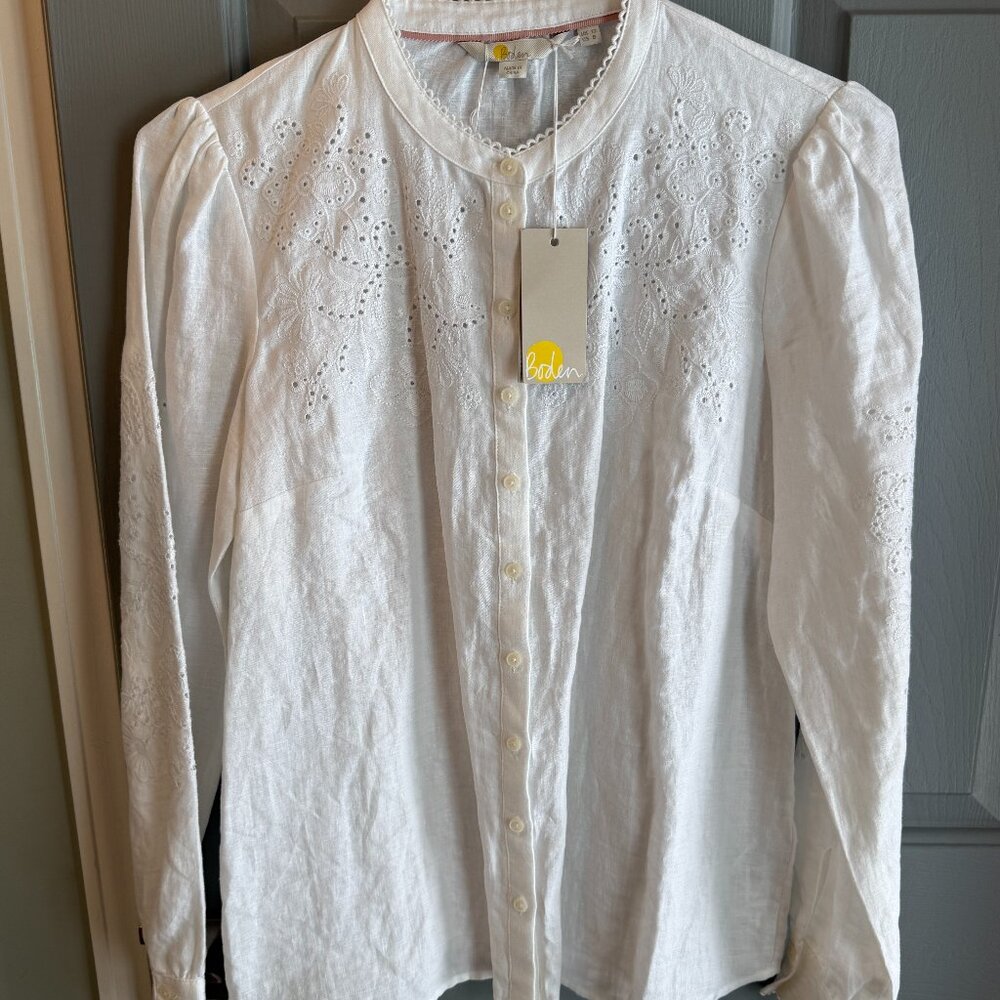 Boden linen blouse - New with tags - Size 8
